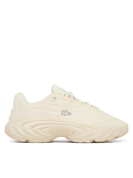 Lacoste Sneakersy Spinor 51SFA0034 Écru. Białe obuwie sportowe damskie Lacoste, z materiału, bez zapięcia. Za 363.99 zł.