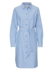 Camel Active Sukienka w kolorze błękitnym rozmiar: S. Niebieskie sukienki damskie Camel Active, bez wzorów, z bawełny, bez ramiączek. Za 217.99 zł.