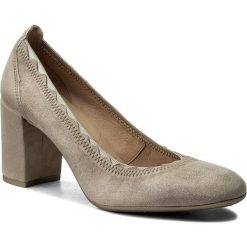 Półbuty HISPANITAS - Creta-7 HV86890 Taupe. Szare czółenka damskie Hispanitas, z materiału, na obcasie. W wyprzedaży za 309.00 zł.