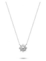 Les Petites Précieuses Srebrny naszyjnik z cyrkoniami - dł. 39 cm rozmiar: onesize. Szare naszyjniki damskie Les Petites Précieuses, z cyrkonią, srebrne. Za 173.99 zł.