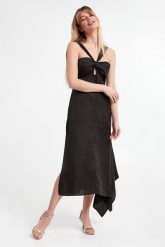 Sukienka TWINSET ACTITUDE. Sukienki damskie Twinset Milano, bez wzorów, bez ramiączek. W wyprzedaży za 476.47 zł.