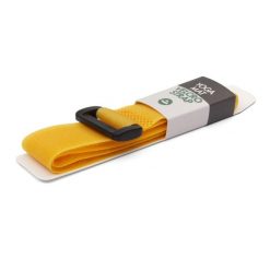 Opaska na matę na rzep Bodhi Velcro - żółty. Brązowe paski damskie BODHI, bez wzorów. Za 9.99 zł.