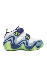 SHAQ Sneakersy EO-SHAQNOVA AQ95073T-WD Biały. Białe buty sportowe chłopięce Shaq, ze skóry, bez zapięcia. Za 199.99 zł.