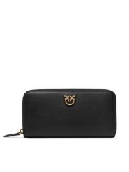 PINKO Portfel Ryder Zip Around PE 23 PCPL 100250 A0F1 Czarny. Czarne portfele damskie Pinko, bez wzorów, ze skóry. Za 789.99 zł.