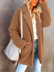 Milan Kiss Płaszcz przejściowy w kolorze jasnobrązowym rozmiar: XL. Brązowe płaszcze damskie Milan Kiss, xl, bez wzorów, bez kaptura. Za 239.99 zł.