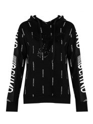 Richmond Sport Bluza | UWA22056FE | Kobieta | Czarny. Czarne bluzy damskie John Richmond, xs, bez wzorów, z bawełny, bez kaptura. W wyprzedaży za 249.00 zł.