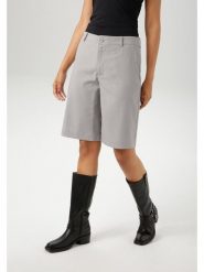 Aniston Bermudy w kolorze jasnoszarym rozmiar: 42. Szare szorty damskie Aniston, bez wzorów. Za 56.79 zł.