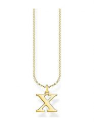 Thomas Sabo Pozłacany naszyjnik z zawieszką - dł. 45 cm rozmiar: onesize. Żółte naszyjniki damskie thomas sabo, pozłacane. Za 204.95 zł.
