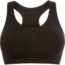 Biustonosz bustier sportowy "LEVEL 1" bonprix czarny. Czarne biustonosze sportowe damskie bonprix. Za 34.99 zł.