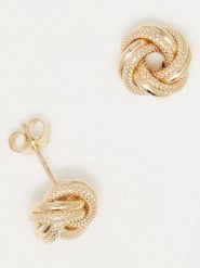 ATELIER DU DIAMANT Złote kolczyki-wkrętki "Noeud torsadé" rozmiar: onesize. Żółte kolczyki damskie ATELIER DU DIAMANT, złote. Za 565.99 zł.