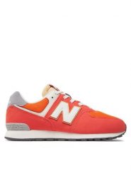 New Balance Sneakersy GC574RCB Pomarańczowy. Brązowe buty sportowe chłopięce New Balance, ze skóry, bez zapięcia. Za 219.99 zł.
