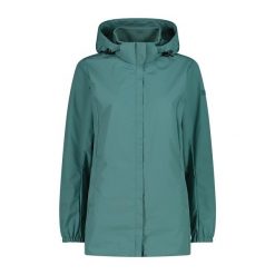 Parka damska turystyczne CMP 35Z5436. Zielone parki damskie CMP, s, bez kaptura. W wyprzedaży za 523.50 zł.