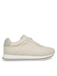 Calvin Klein Sneakersy Runner Lace Up - Jacq HW0HW02413 Écru. Obuwie sportowe damskie Calvin Klein, z materiału, bez zapięcia. Za 279.99 zł.