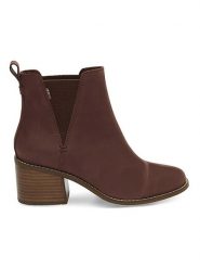 TOMS Skórzane sztyblety w kolorze brązowym rozmiar: 36. Brązowe botki damskie TOMS. Za 193.24 zł.