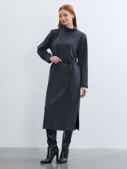 BGN Sukienka w kolorze szarym rozmiar: 38. Szare sukienki damskie BGN, bez wzorów, prążkowane, bez ramiączek. Za 143.99 zł.