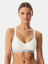 Emporio Armani Underwear Biustonosz sportowy EW000447 AF19026 U1131 Biały. Białe biustonosze sportowe damskie Emporio Armani Underwear, bez wzorów, z bawełny. Za 237.99 zł.