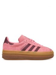 Adidas Sneakersy Gazelle Bold IH6697 Różowy. Czerwone obuwie sportowe damskie Adidas, ze skóry, bez zapięcia. Za 529.99 zł.