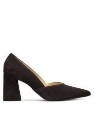 HÖGL Szpilki 0-187502-66000 Szary. Szare szpilki damskie Högl, bez wzorów, ze skóry, bez obcasa, na szpilce, bez zapięcia. Za 699.99 zł.