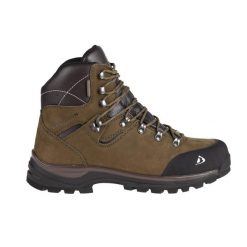 Buty damskie LHOTSE mid. Zielone obuwie trekkingowe damskie Bergson, bez zapięcia. W wyprzedaży za 599.00 zł.