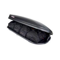 Torby Do Boksu Dachowego Menabo Marathon 460 4Szt Kjust. Czarne torby podróżne KJUST, bez wzorów. Za 794.00 zł.