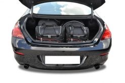 Torby Do Bagażnika Bmw 6 Coupe 2011-2018 4Szt Kjust. Czarne torby podróżne KJUST, bez wzorów, z kauczuku. Za 1,182.00 zł.