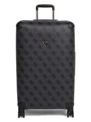 Guess Walizka w kolorze czarnym - 46 x 77 x 33 cm rozmiar: onesize. Czarne walizki Guess, z aplikacjami, z materiału. Za 869.99 zł.