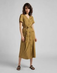 LEE SAFARI DRESS DAMSKA SUKIENKA SAFARI L50NBPSH 112111365. Sukienki damskie Lee, bez wzorów, bez ramiączek. Za 199.99 zł.
