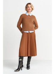 Rich & Royal Sweter w kolorze karmelowym rozmiar: S. Brązowe swetry klasyczne damskie Rich & Royal, s, bez kołnierzyka. Za 241.56 zł.