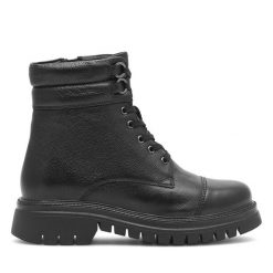 Trapery Lasocki. Czarne trapery damskie Lasocki, bez zapięcia. Za 299.99 zł.