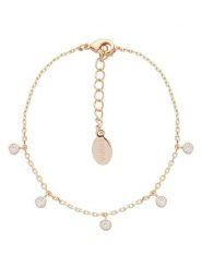 U.S. Polo Assn. Pozłacana bransoletka z elementami ozdobnymi rozmiar: onesize. Żółte bransoletki damskie U.S. Polo Assn., metalowe. Za 144.58 zł.