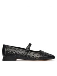 Caprice Baleriny 9-22511-46 Czarny. Czarne balerinki damskie Caprice, bez wzorów, ze skóry. Za 265.99 zł.