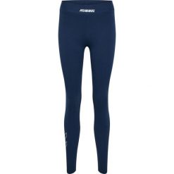 Damskie legginsy Hummel Elemental. Niebieskie legginsy damskie Hummel, bez wzorów. Za 153.50 zł.