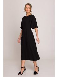 Stylove Sukienka w kolorze czarnym rozmiar: XL. Czarne sukienki damskie Stylove, bez wzorów, bez ramiączek. Za 345.02 zł.