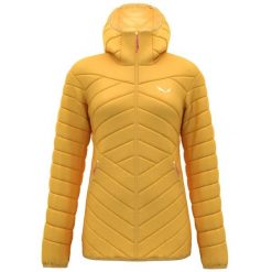 Damska kurtka puchowa Salewa Brenta. Czerwone kurtki damskie Salewa, l, bez wzorów, z materiału, z kapturem. Za 1,054.75 zł.