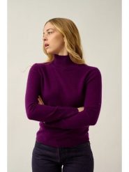 AUTHENTIC CASHMERE Kaszmirowy sweter "Eileen" w kolorze fioletowym rozmiar: L. Różowe swetry klasyczne damskie AUTHENTIC CASHMERE, l, z kaszmiru, bez kołnierzyka. Za 361.99 zł.
