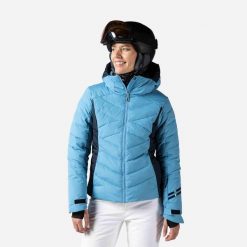 Kurtka narciarska damska Rossignol W Courbe. Niebieskie kurtki sportowe damskie Rossignol, na zimę, xs, bez wzorów, bez kaptura. W wyprzedaży za 1,659.00 zł.