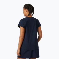 Koszulka damska Helly Hansen Thalia Summer Top. Niebieskie koszulki sportowe damskie Helly Hansen, bez wzorów, bez ramiączek. Za 159.99 zł.