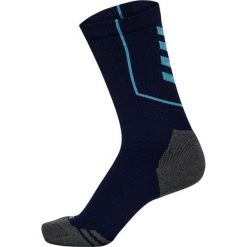 Skarpetki treningowe krótkie Hummel Pro. Niebieskie skarpetki damskie Hummel, bez wzorów. Za 81.50 zł.