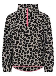 Zwillingsherz Bluza polarowa "Leo Classic" w kolorze szarym rozmiar: XL. Szare bluzy damskie Zwillingsherz, xl, bez wzorów, z polaru, bez kaptura. Za 149.31 zł.