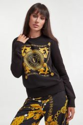 Bluza damska crewneck VERSACE JEANS COUTURE. Bluzy damskie Versace Jeans Couture, xs, bez wzorów, z jeansu, bez kaptura. W wyprzedaży za 1,084.30 zł.