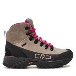 Trekkingi CMP. Brązowe obuwie sportowe casual damskie CMP, bez zapięcia. Za 659.99 zł.