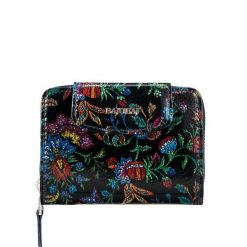 Damski portfel skórzany BajuBaj z suwakiem PD1255s115n. Niebieskie portfele damskie bez wzorów, ze skóry. Za 190.00 zł.