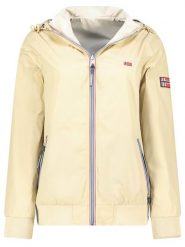 Geographical Norway Kurtka przejściowa "Arrival" w kolorze beżowym rozmiar: M. Brązowe kurtki damskie Geographical Norway, m, bez wzorów, bez kaptura. Za 166.88 zł.