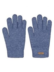 Barts Rękawiczki "Bridgey" w kolorze niebieskim rozmiar: onesize. Niebieskie rękawiczki damskie Barts, bez wzorów, prążkowane. Za 95.92 zł.