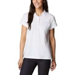 Koszulka Polo Damska Columbia Lakeside Trail Solid Pique. Białe bluzki damskie Columbia, m, bez wzorów, bez kołnierzyka, bez ramiączek. Za 216.99 zł.