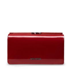Portfel GINO ROSSI. Czerwone portfele damskie Gino Rossi, bez wzorów. Za 179.99 zł.