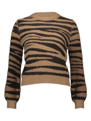 JDY Sweter w kolorze brązowo-czarnym rozmiar: XL. Brązowe swetry klasyczne damskie JDY, xl, bez kołnierzyka. Za 92.21 zł.