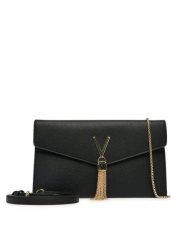 Valentino Torebka Luxe VBS9XJ17 Czarny. Czarne torebki wieczorowe damskie Valentino, bez wzorów, ze skóry, bez dodatków. Za 439.99 zł.