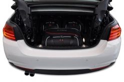 Torby Do Bagażnika Bmw 4 Cabrio 2013-2020 3Szt Kjust. Czarne torby podróżne KJUST, bez wzorów, z kauczuku. Za 701.00 zł.