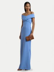 LAUREN RALPH LAUREN Sukienka wieczorowa 253936391006 Niebieski Slim Fit. Niebieskie sukienki damskie Lauren Ralph Lauren, bez wzorów, z syntetyku, wizytowe, bez ramiączek. Za 889.99 zł.